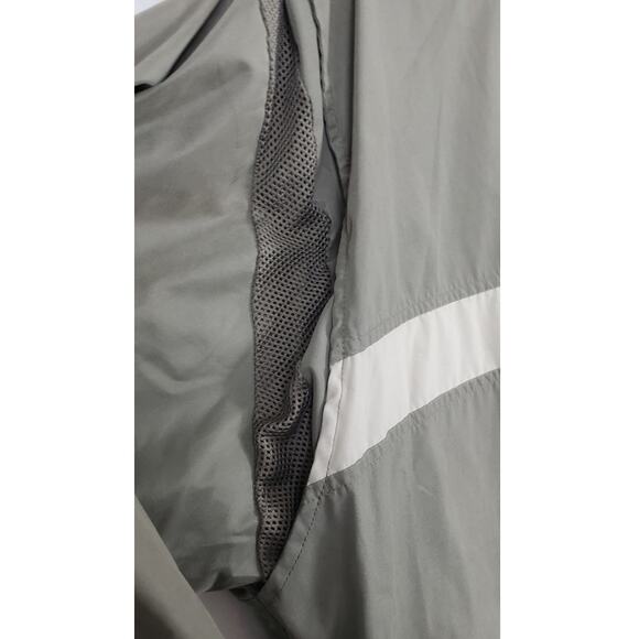 Vintage IZOD Lightweight Full Zip Golf Jacket Greenish/Grey Men Sz L PRE-OWNED - Picture 11 of 13